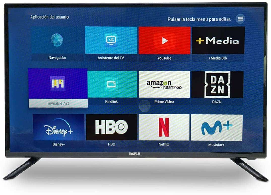 Televisores: BSL Television 32 Pulgadas, Smart TV, Sistema Operativo  Android 9.0, Sintonizador DVBT2, Conectividad WiFi y RJ45, HD Ready, 8GB de Memoria